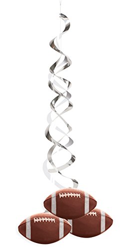 Creative Converting 36151 2 Count Tailgate Rush Deluxe Danglers, Any, Multicolor