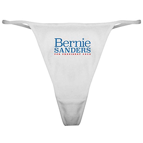 CafePress Bernie Sanders 2020 Classic Thong Underwear, Funny Womens Panties White