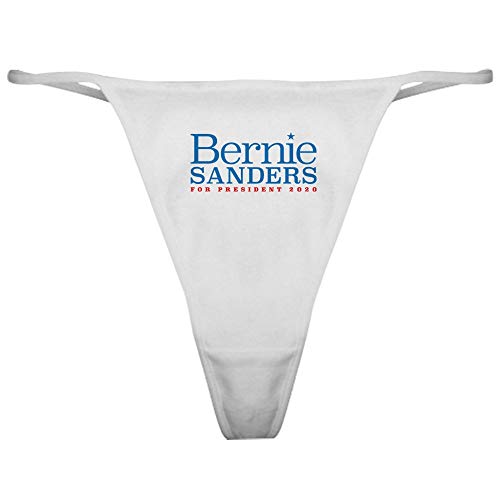 CafePress Bernie Sanders 2020 Classic Thong Underwear, Funny Womens Panties White