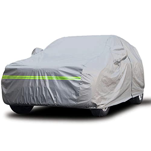 Car Cover Compatible with DS DS3 DS4 DS5 DS7 All Weather Car Cover with Night Reflective Waterproof Anti-Snow dust-Proof Scratch Resistan (Color : A, Size : DS3 Crossback)