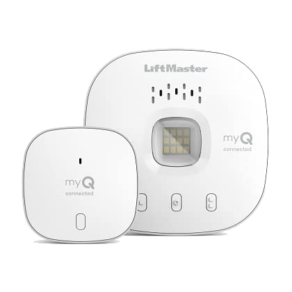 Liftmaster myQ Smart Garage Control - Wireless Garage Hub and Sensor with WiFi & Bluetooth - Smartphone Controlled, 821LMC-S, White