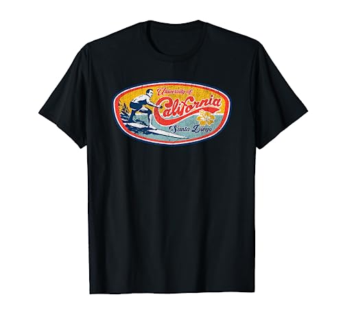 Vintage Retro Surf Style UCSD T-Shirt T-Shirt