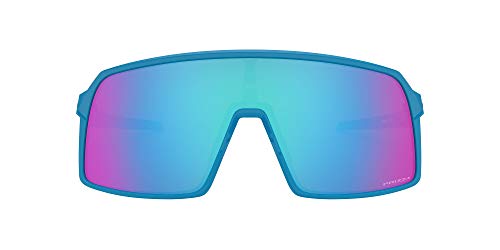 Oakley Men's OO9406 Sutro Rectangular Sunglasses, Sky/Prizm Sapphire, 37 mm