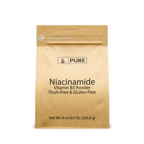 PURE ORIGINAL INGREDIENTS Niacinamide (8oz) Flush-Free Vitamin B3 Powder, Dietary Supplement