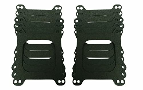 Pirate Mfg 10 Holley Carburetor Base Gaskets Open Center 4 BBL Flange