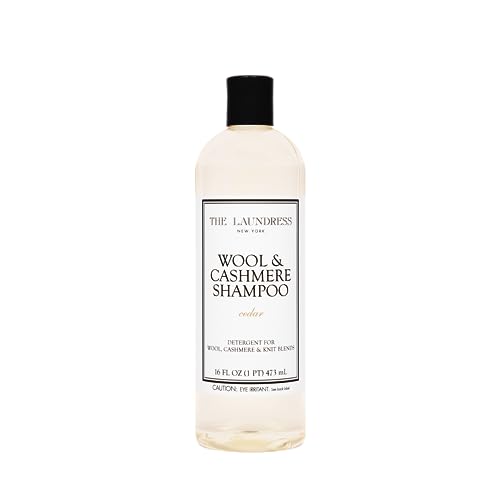 The Laundress Wool & Cashmere Shampoo,  Double Concentrated, Cedar Scent, Wool Detergent, Wool Wash, Cashmere Shampoo, 16 Fl Oz