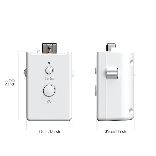 Mayflash GC Controller Adapter for Wii & Wii U (Dual Pack), White