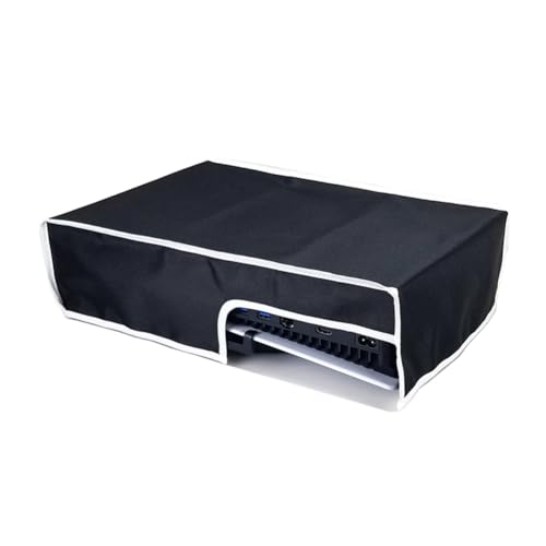 RNUQAW Vertical/Horizontal Dust Cover Anti-Scratch Dust Proof Protector Waterproof Dustproof Cover Sleeve 1680D Oxford Cloth for 5 Slim Game Console (Horizontal Hemp grey)