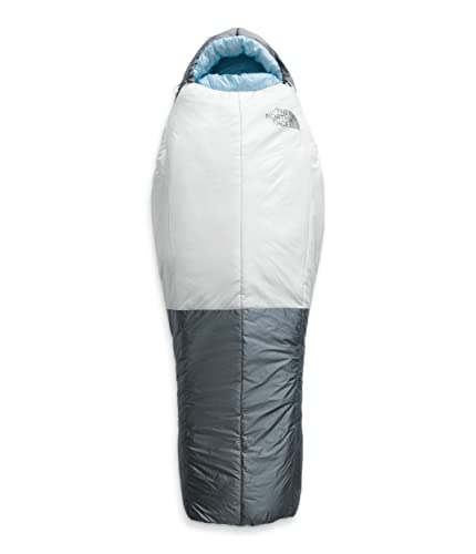 The North Face Women's Cat's Meow Eco Sleeping Bag, Beta Blue/Tin Grey, Long-Right Hand
