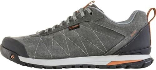 Oboz Bozeman Low Leather Hiking Shoe - Men's Charcoal 10