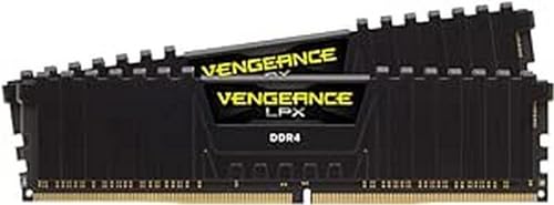 Corsair VENGEANCE LPX DDR4 RAM 32GB (2x16GB) 3200MHz CL16 Intel XMP 2.0 Computer Memory - Black (CMK32GX4M2E3200C16)