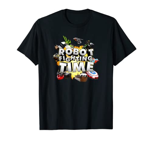 BattleBots Group Photo Explosion Robot Fighting Time T-Shirt