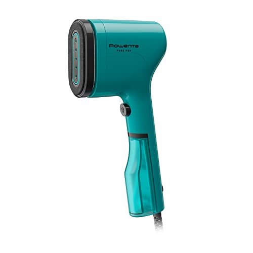 Rowenta, Steamer for Clothes, PurePop Handheld Steamer, 1.5Lbs, 15 Second Heatup, 2.3 Oz Capacity, 1150 Watts, Ironing, Green Clothes Steamer, Vacation Essentials, Travel Must Have, DR2024
