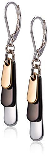 Nine West 'Metal Motion' Tri-Tone Shaky Drop Earrings, Multi