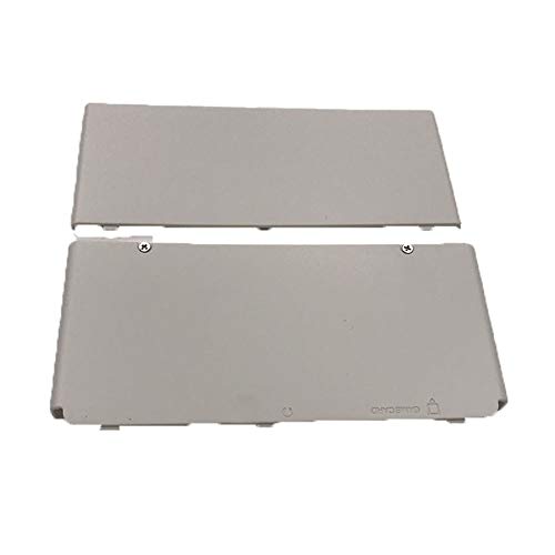 for New 3DS Version Front Back Faceplate Plates Upper & Back Battery Housing Shell Case Cover (Milky White)