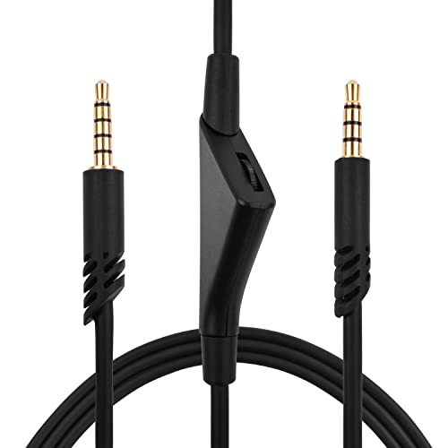 A40 TR Replacement Headphone Cable with Volume Control Compatible with Astro A10 A40 A40tr A50 Gaming Headsets, Work for Xbox One Play Station 4 PS5(6.6ft)
