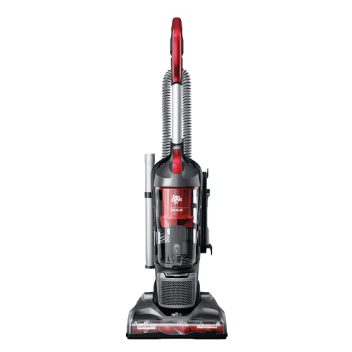 Dirt Devil Endura Max Upright Bagless Vacuum Cleaner for Carpet and Hard Floor, Powerful, Lightweight, Corded, UD70174B, Red
