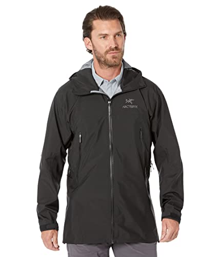 Arc'teryx Beta Long Jacket Men's | Exceptionally Versatile Gore-Tex Shell | Black, X-Small