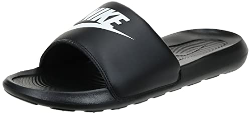 Nike Men's Victori One Slide, Black/White-Black, Size 8