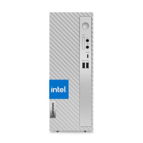 Lenovo 2023 Newest IdeaCentre 3i Desktop, Intel Pentium Gold G7400 Processor, 8GB RAM, 512GB SSD, Intel UHD Graphics 710, USB Calliope Keyboard & Mouse, Wi-Fi 6, Windows 11 Home, Cloud Grey