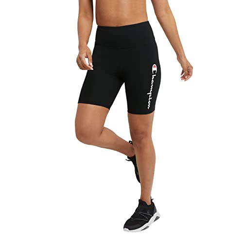 Champion womens 7' Authentic Bike Shorts, Black-550761, X-Large US