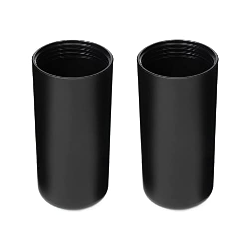 Generic Replacement SLX2 Battery Cover Cup for Shure SLX2/SM58 Wireless Handheld Microphone Transmitter, Black, 2, Black, 2 Pack'