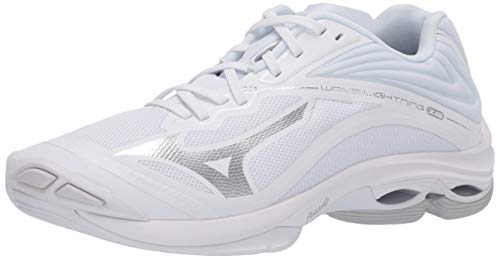 Mizuno Wave Lightning Z6 Womens Volleyball Shoe, White, 10.5
