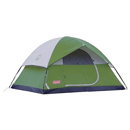 Coleman Dome Camping Tent | Sundome Outdoor Tent with Easy Set Up , Green, 6 Person