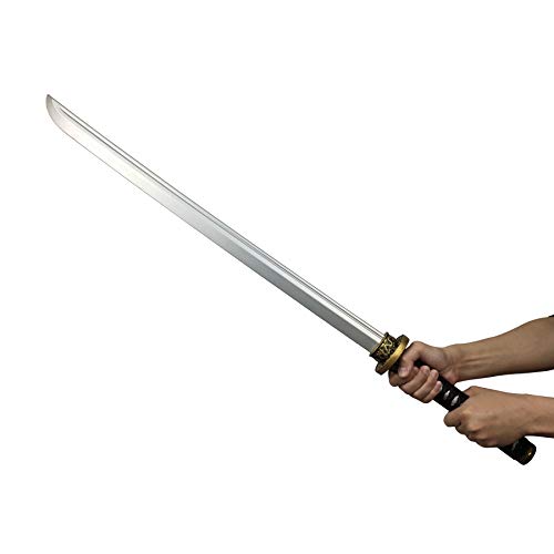 LOOYAR PU Foam Samurai Sword Japanese Katana Weapon Toy for Ninja Soldier Warrior Costume Battle Play Halloween Cosplay LARP