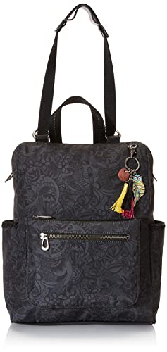 Sakroots Eco-Twill Loyola Convertible Backpack Black Spirit Desert One Size