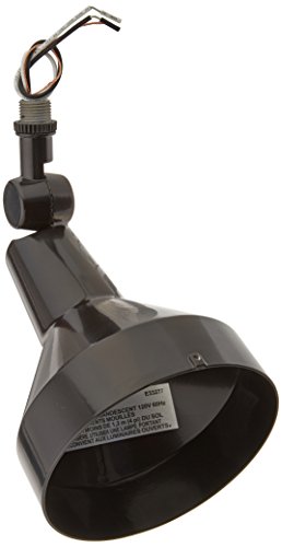 RAB Lighting H101B 150-watt Max. Par38 Landscape Lighting Flood Fixture 120-volt, Black