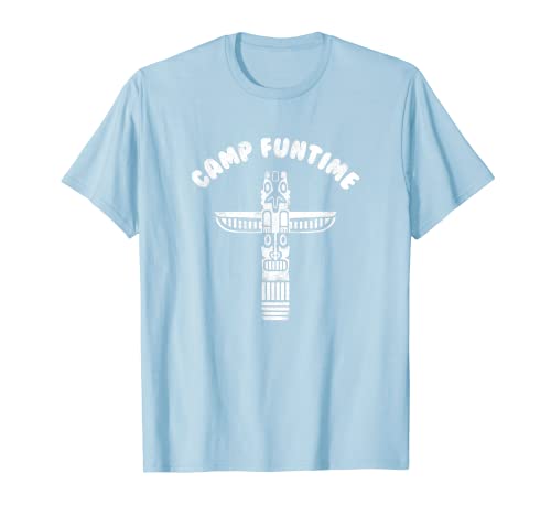 Camp Funtime Summer Fun Totem Pole T-Shirt