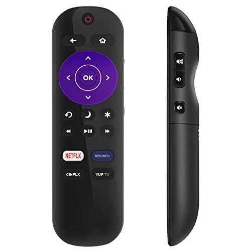 Beyution New Replacement Remote fit for Hisense ROKU TV 55R6E3 65R6E1 32H4F1 65R7E1 40H4F1 60R5800E 65R6070E 65R6090G 70R6270F 70R6290F 40H4050E 43H4020E 43H4030F