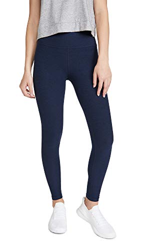 Beyond Yoga Women's High Waisted Midi Leggings, Nocturnal Navy, Blue, M