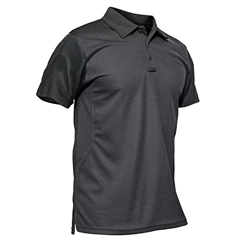 MAGCOMSEN Polo Shirts for Men T Shirts Golf Shirts Fishing Shirts Golf Polo Shirt Men Short Sleeve Jersey Polo Shirt Military Combat Shirts for Men