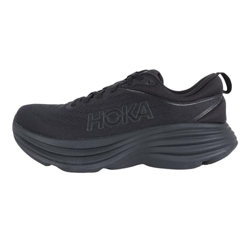HOKA ONE ONE Bondi 8 Mens Shoes Size 11, Color: Black/Black