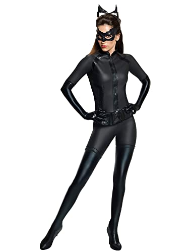 Batman The Dark Knight Rises Grand Heritage Deluxe Catwoman Costume, Black, Medium