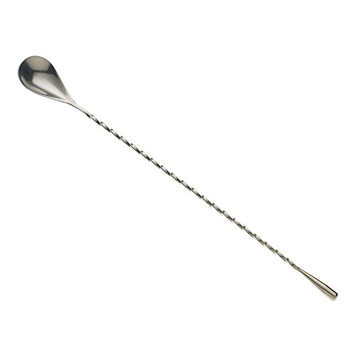 Barfly Teardrop Bar Spoon, End 11 13/16' (30 cm), Stainless Steel