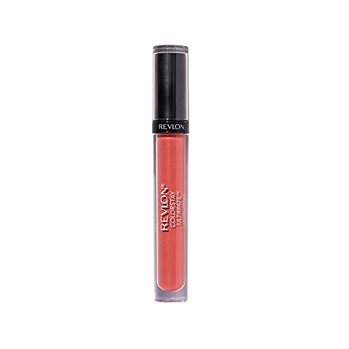 REVLON Liquid Lipstick, Face Makeup, ColorStay Ultimate, Longwear Rich Lip Colors, Satin Finish, 060 Stellar Sunrise, 0.07 Oz