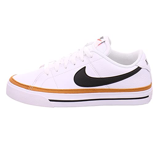 Nike Women's Sneaker, White Black Desert Ochre, 9