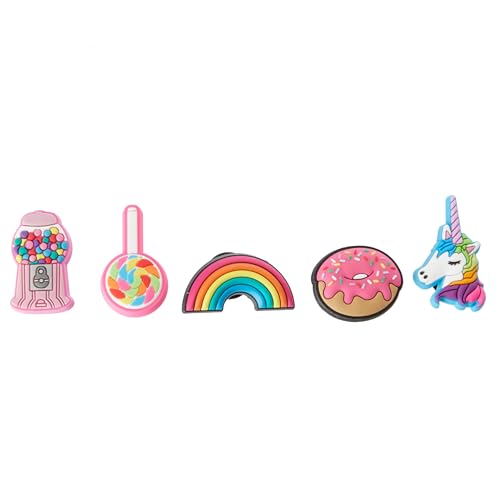 Crocs Jibbitz 5-Pack Unicorn Shoe Charms | Jibbitz for Crocs, Everything Nice, Small