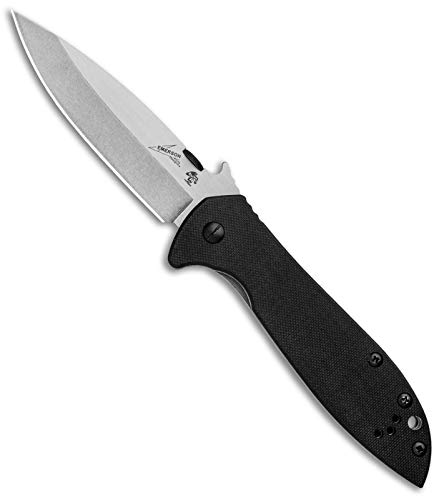 Kershaw Emerson CQC-4KXL Folding Pocket Knife, Large 3.9 inch D2 Stainless Steel Blade, Manual Opening, 6055D2