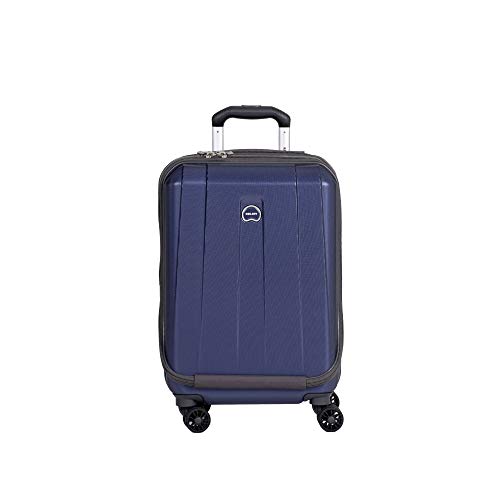 Delsey Paris Helium Shadow Hardside Luggage Expandable Spinner Trolley Collection (Navy, Carry-On 19 Inch)