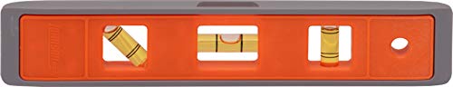 Johnson Level & Tool 7500M Magnetic Structo-Cast Torpedo Level, 9', Orange, 1 Level