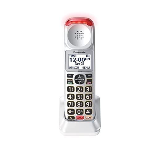 Panasonic Cordless Phone Handset Accessory Compatible with KX-TGM420W Series Cordless Phone Systems - KX-TGMA44W (White)