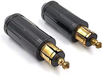 iMESTOU DIN Male Plugs 12V Cigarette Lighter Adapter Connectors