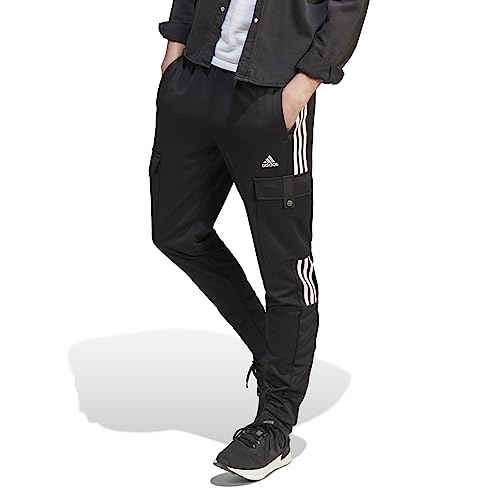adidas Men's Tiro Cargo Pants, Black/White