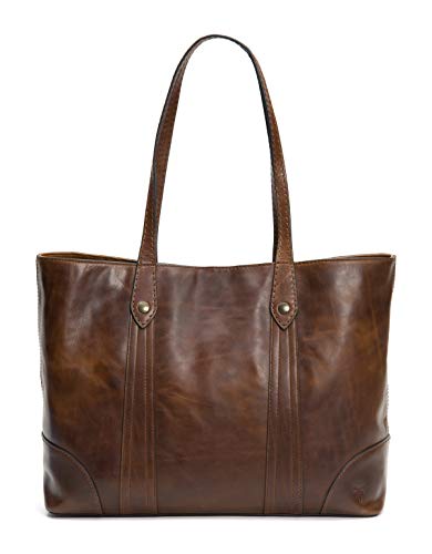 Frye womens Melissa Shopper Tote Shoulder Handbag, Dark Brown, One Size US