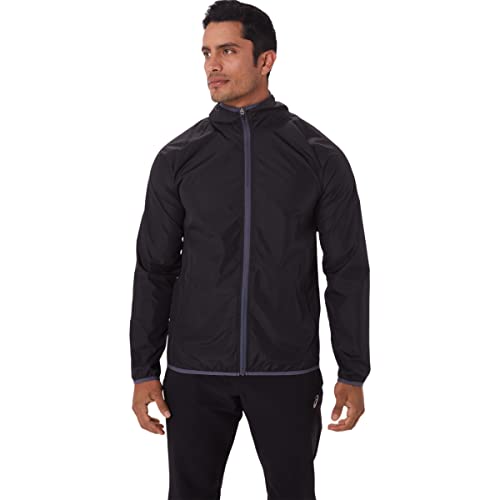 ASICS Men's Packable Jacket Running Apparel, 3XL, PERFORMANCE BLACK