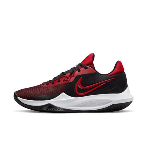 Nike Men's Sneaker, Black University Red Gym Red, 9.5